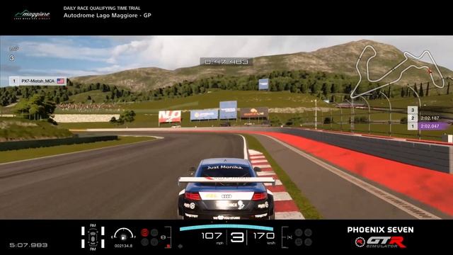 Gran Turismo Sport - Daily Race Lap Guide - Autodrome Lago Maggiore GP - Audi TT Cup (Gr. 4) смотреть онлайн
