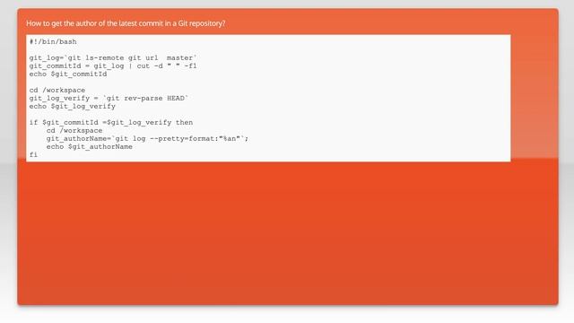 How to get the author of the last commit in Git? смотреть онлайн