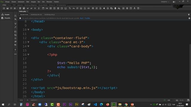 PHP Ders 12 String Metodları-7 смотреть онлайн