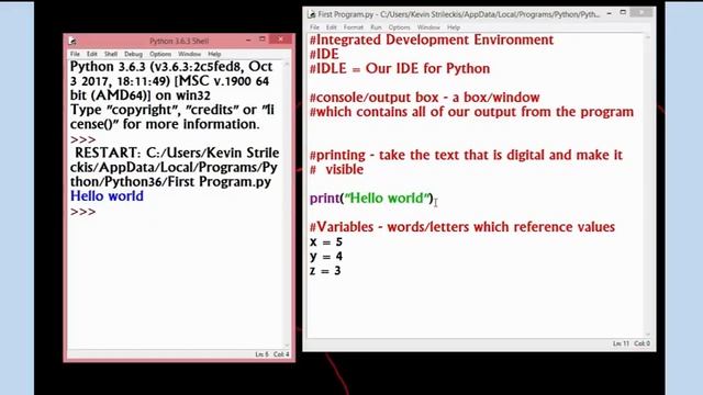 Python Daily Lesson 1 - Postmodernism, Printing, and Datatypes смотреть онлайн