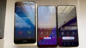 X2 Speed HUAWEI Y6 II LTE vs Honor 8A vs Huawei P smart 2019/ Incoming & outgoing calls