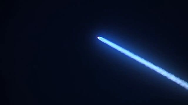 Falcon 9 Rocket Launch Provides Spectacular View In Bakersfield