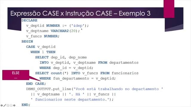 pl sql - aula 07 - estruturas de decisão смотреть онлайн