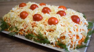 Салат "под водочку" готовьте больше, всегда мало. Вкусно и просто на новогодний стол 2023