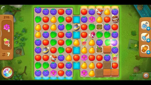 GARDEN SCAPES лучшая игра для Android. Прохождение 2115 этап. Уровень 2215. смотреть онлайн