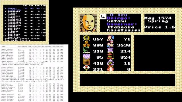 Nobunaga's Ambition II stream #13 смотреть онлайн