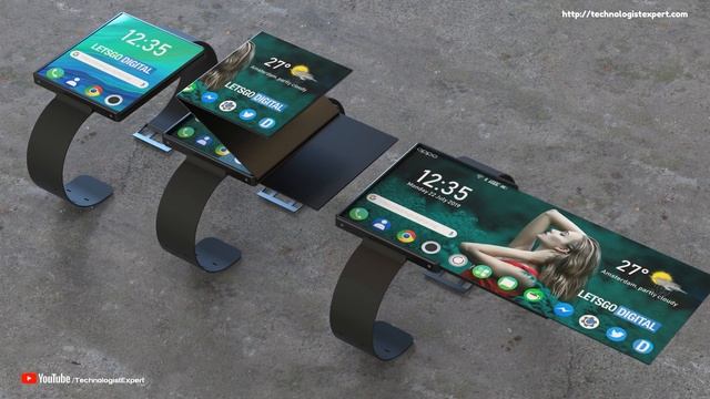 OPPO SmartWatch with Foldable Display!!! смотреть онлайн