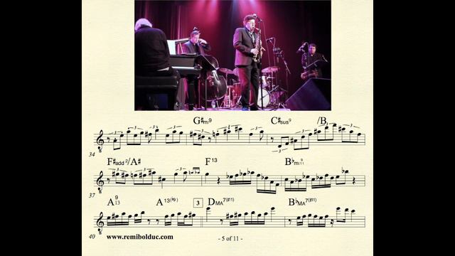 Transcription Remi Bolduc solo on Ha Ha Ha смотреть онлайн