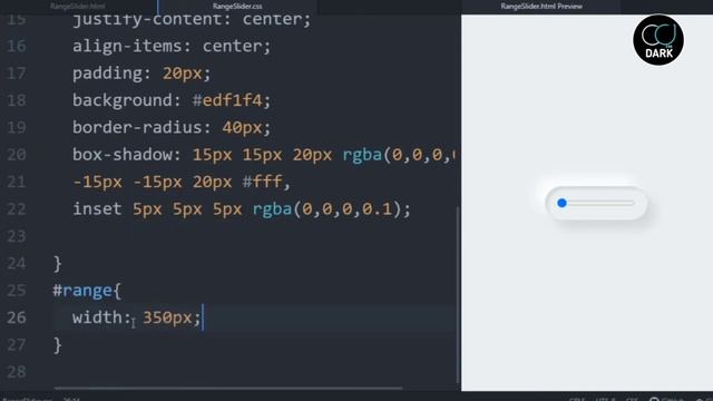 Range Slider with Html CSS And JavaScript смотреть онлайн