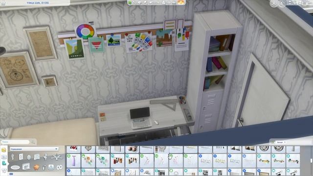 Строю в одном цвете -?Белая квартира? - Радужный челлендж / Speed Build Sims 4 /NO CC / смотреть онлайн