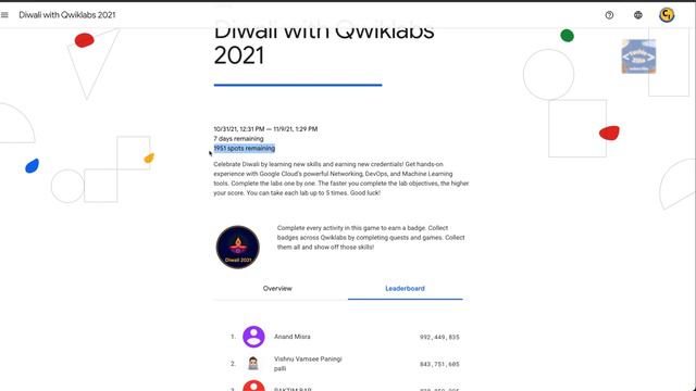 Qwiklabs Diwali Challenge 2021 | Diwali In the Cloud | Free Google Swags #DiwaliInTheCloud #Qwiklab смотреть онлайн
