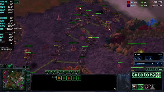 Starcraft 2 (SC2) | GTX 1060 3GB | Low vs Maximum Settings | 1080p смотреть онлайн