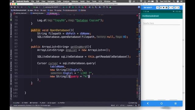 Create Offline Android Dictionary App in Android Studio смотреть онлайн