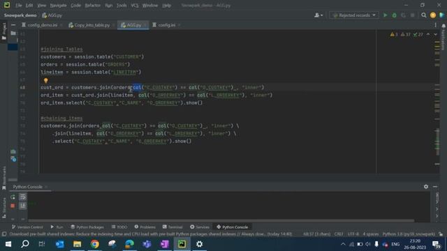Join Tables in Snowpark | Snowpark Python Tutorial With Example смотреть онлайн