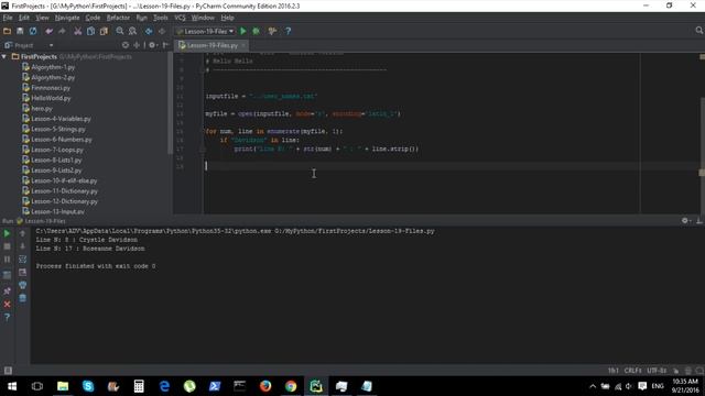 Python - Работа с Файлами, Создание, чтение, запис, добавление и пример анализа данных смотреть онлайн