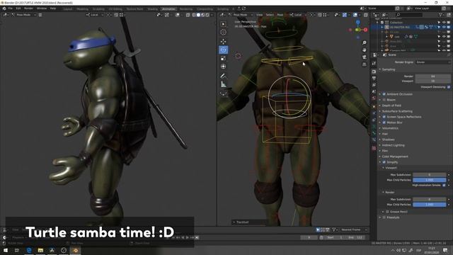 3D Ninja Turtle смотреть онлайн