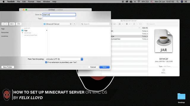 How to SET UP MINECRAFT SERVER on Mac OS смотреть онлайн