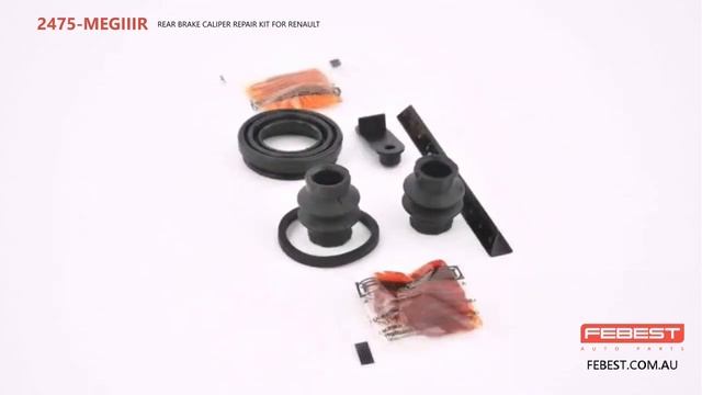 2475-MEGIIIR REAR BRAKE CALIPER REPAIR KIT FOR RENAULT