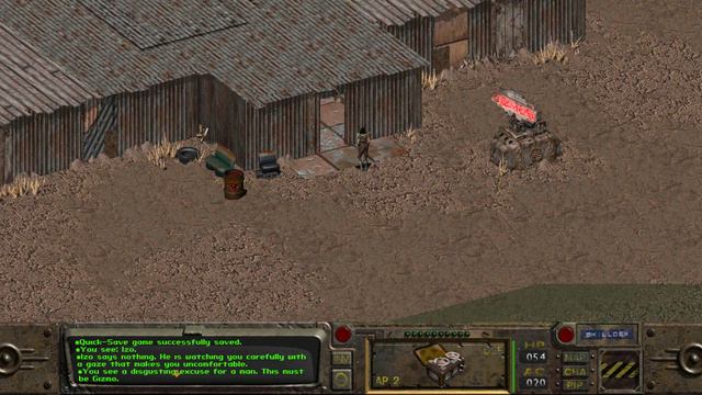 A fat slobbering tub of a man - Let's Play Fallout 1 #6 смотреть онлайн
