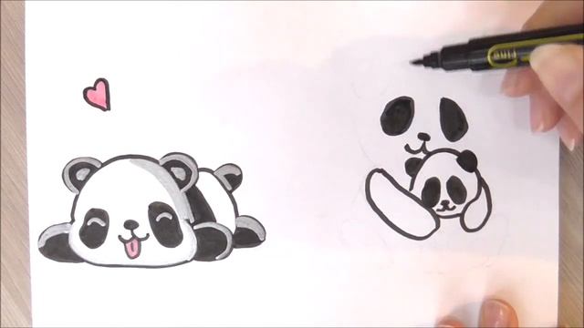 HOW TO DRAW A PANDA EASY STEP BY STEP - DRAWING A PANDA EASY смотреть онлайн