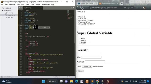 P13 Variable Global Get, Post dan Files pada PHP смотреть онлайн