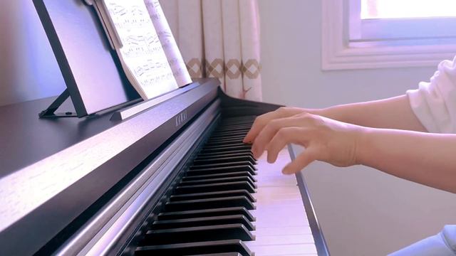 BEYER No. 80, appoggiatura practice, adult beginner piano progress 5 months смотреть онлайн