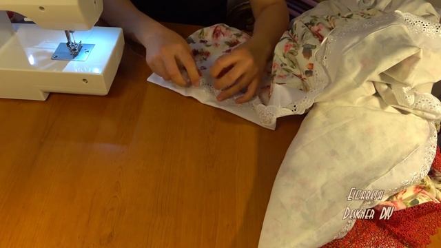 DIY. How to sew a curtain in the style of Provence fabric chebbi chic смотреть онлайн