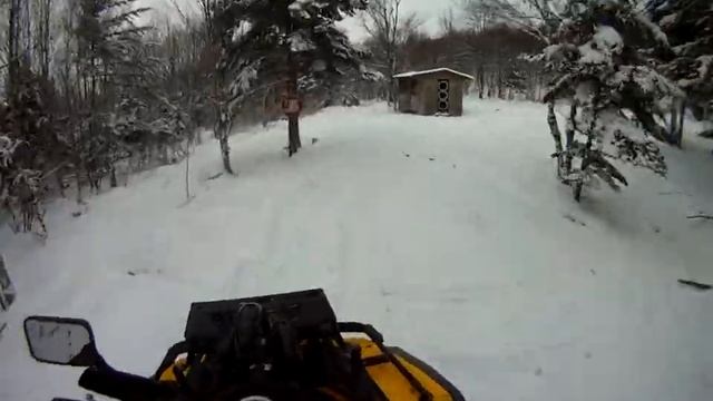 Can Am Outlander 800 max, winter ride #3 смотреть онлайн