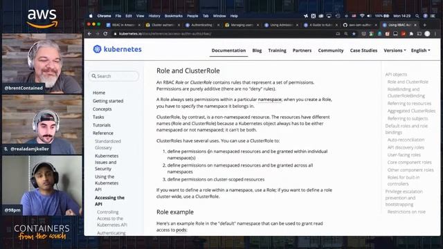 #ContainersFromTheCouch - EKSWorkshop.com - Intro to RBAC смотреть онлайн
