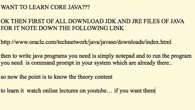 Learn core java (before learning android) #2 смотреть онлайн