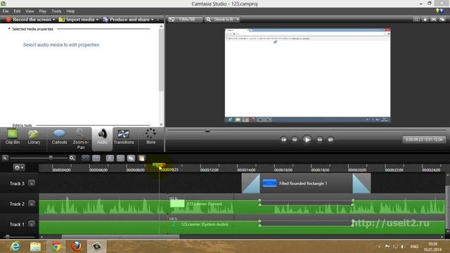 Запись видео с экрана. Как обрезать видео в camtasia studio? (урок #7) смотреть онлайн