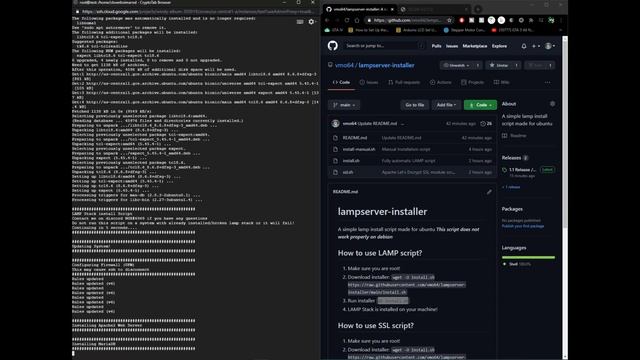 LAMP Ubuntu Script смотреть онлайн