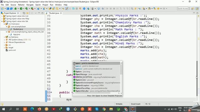 How to inject value into Set | Spring Tutorial in Hindi | #12 смотреть онлайн