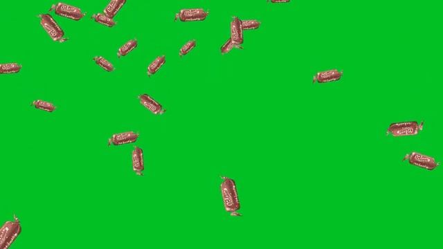 Футаж Конфеты Хромакей