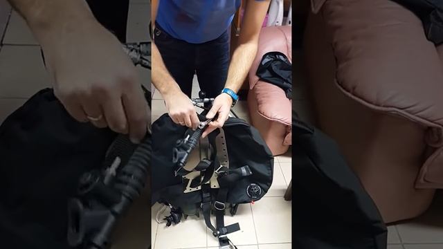 Дайвинг с двумя балонами. Сборка спарки. смотреть онлайн