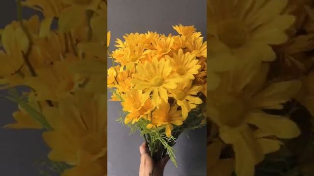 Ромашка полевая желтая | искусственные цветы смотреть онлайн