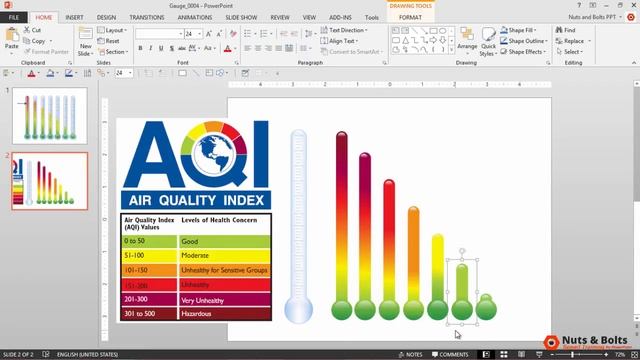 PowerPoint Animation - Gauge Graphic Trick смотреть онлайн
