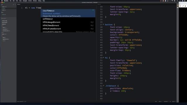 GSAP Animate text Tutorial. Reveal hidden text animation. смотреть онлайн