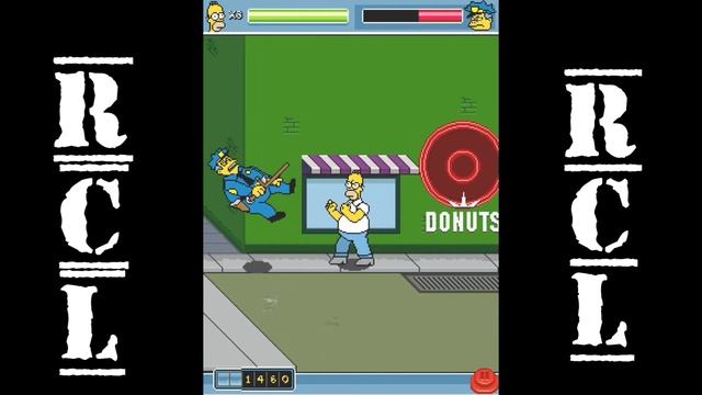The Simpsons Arcade #01 - Downtown Springfield (Java Game)