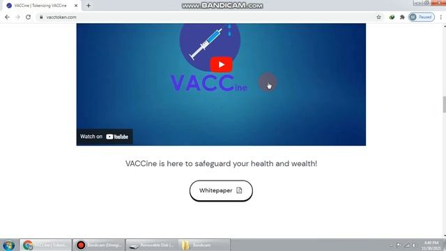 VACCINE Coin already listed in pancakeswap. смотреть онлайн
