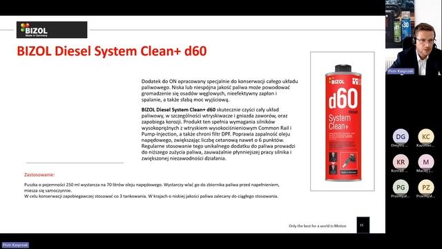 BIZOL szkolenie – zastosowanie dodatków oraz chemii warsztatowej w nowoczesnych układach wtryskowyc смотреть онлайн
