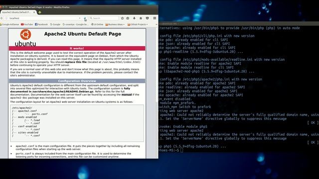 Install PHP Server on Linux - Ubuntu смотреть онлайн