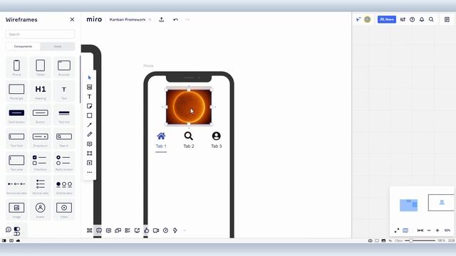 Miro #2: обзор инструментов на примере Wireframes library смотреть онлайн