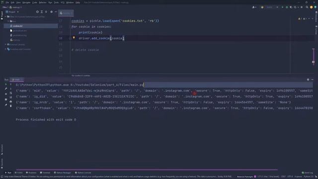قسمت ششم آموزش selenium python (کار با Cookie ها) смотреть онлайн