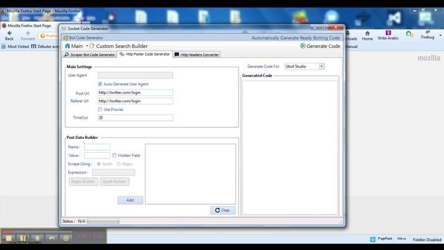 Socket Code Generator смотреть онлайн