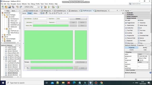 APLIKASI CHAT JAVA MULTI-CLIENT SERVER MENGGUNAKAN SOCKET||TRANSFER FILE смотреть онлайн