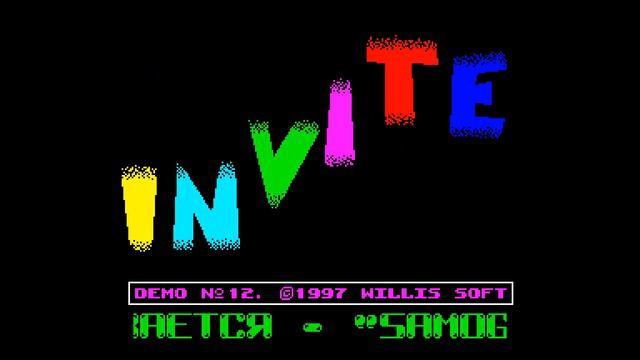 Invite - Willis Software [#zx Spectrum AY Music Demo]
