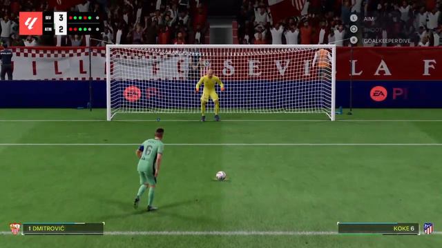 FIFA 24 - Atletico Vs Sevilla Penalties La Liga 23/24 | 4K Gameplay | смотреть онлайн