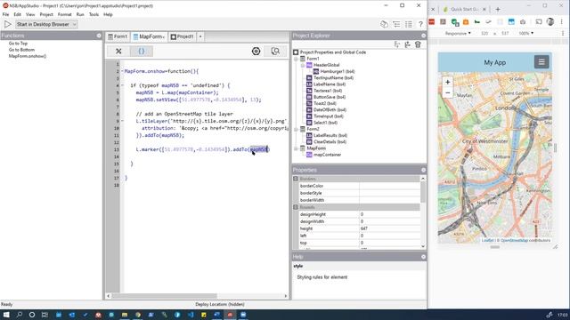 AppStudio Tutorial 15 Working with Leaflet JS markers and popups смотреть онлайн