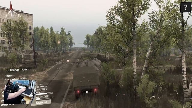 Разведываем карту в новом DLC Чернобыль для Spintires, часть 1 смотреть онлайн